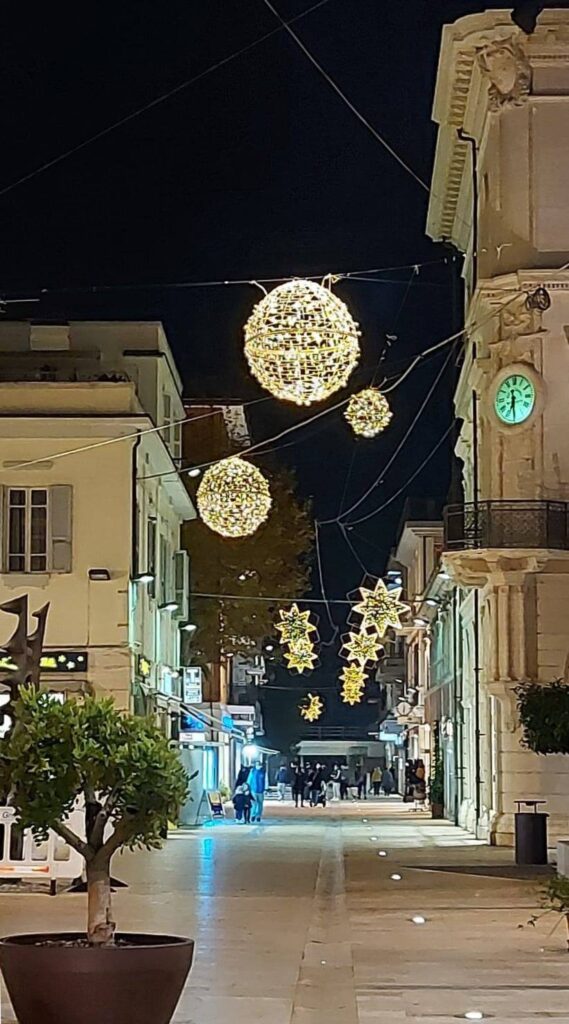 luminarie in centro