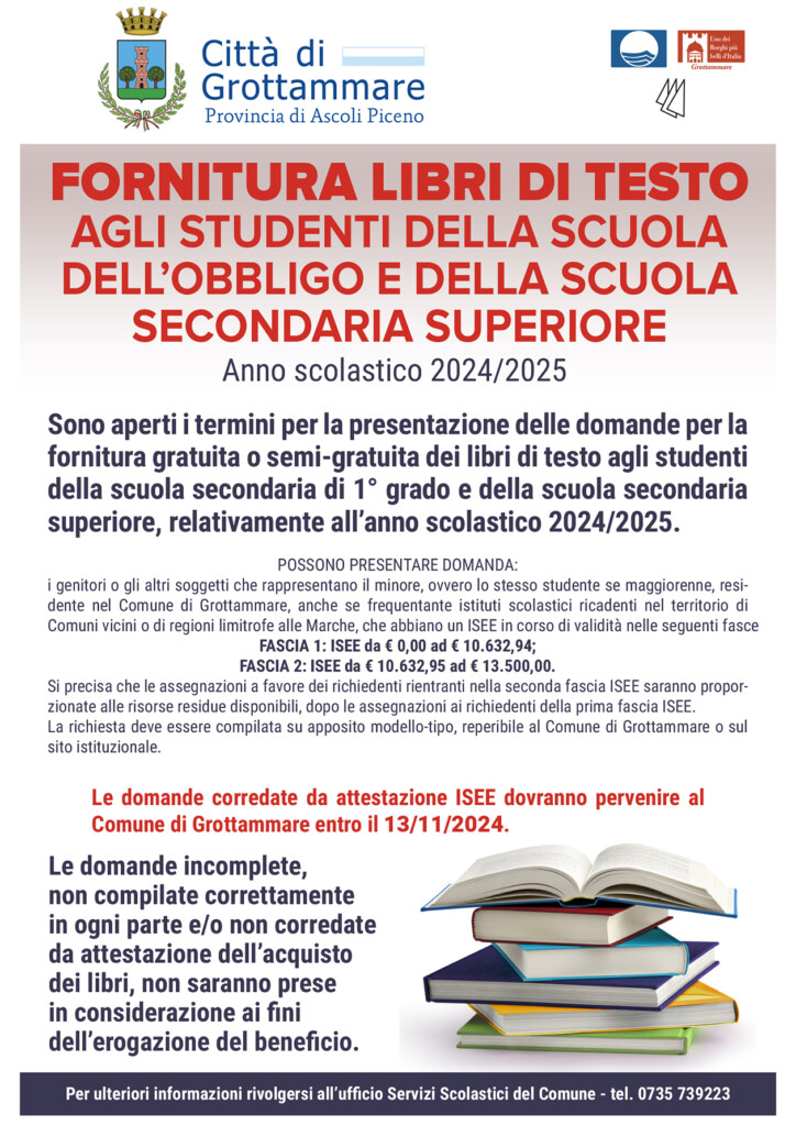 Avviso fornitura libri di testo 24-25