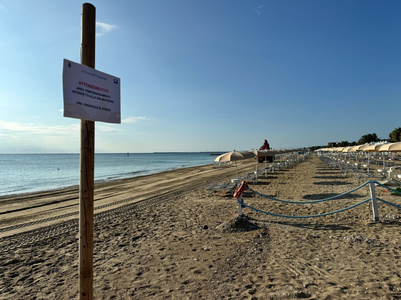 divieto di balneazione